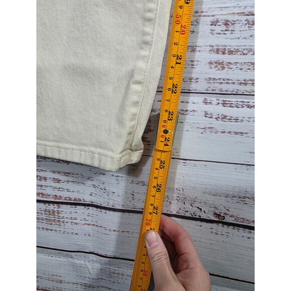 AYR The Frenchie Women's Jeans size 33 off white straight leg made in USA - Picture 5 of 6